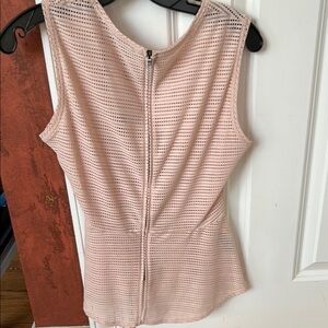 Elegant Pink Sleeveless Top